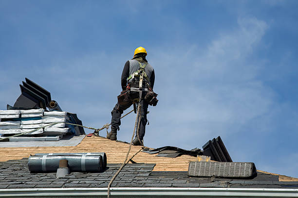 Professional Gutter Installation technician working in Doyle, TN